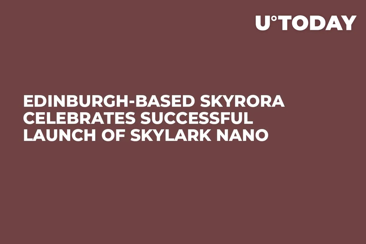 Edinburgh-Based Skyrora Celebrates Successful Launch of Skylark Nano