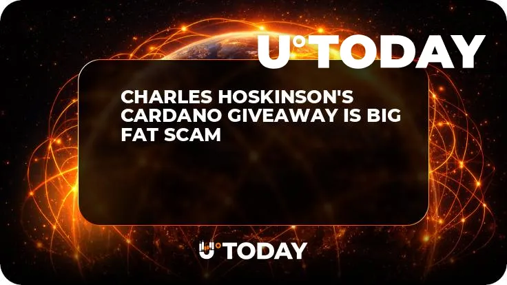 Charles Hoskinson's Cardano Giveaway Is Big Fat Scam