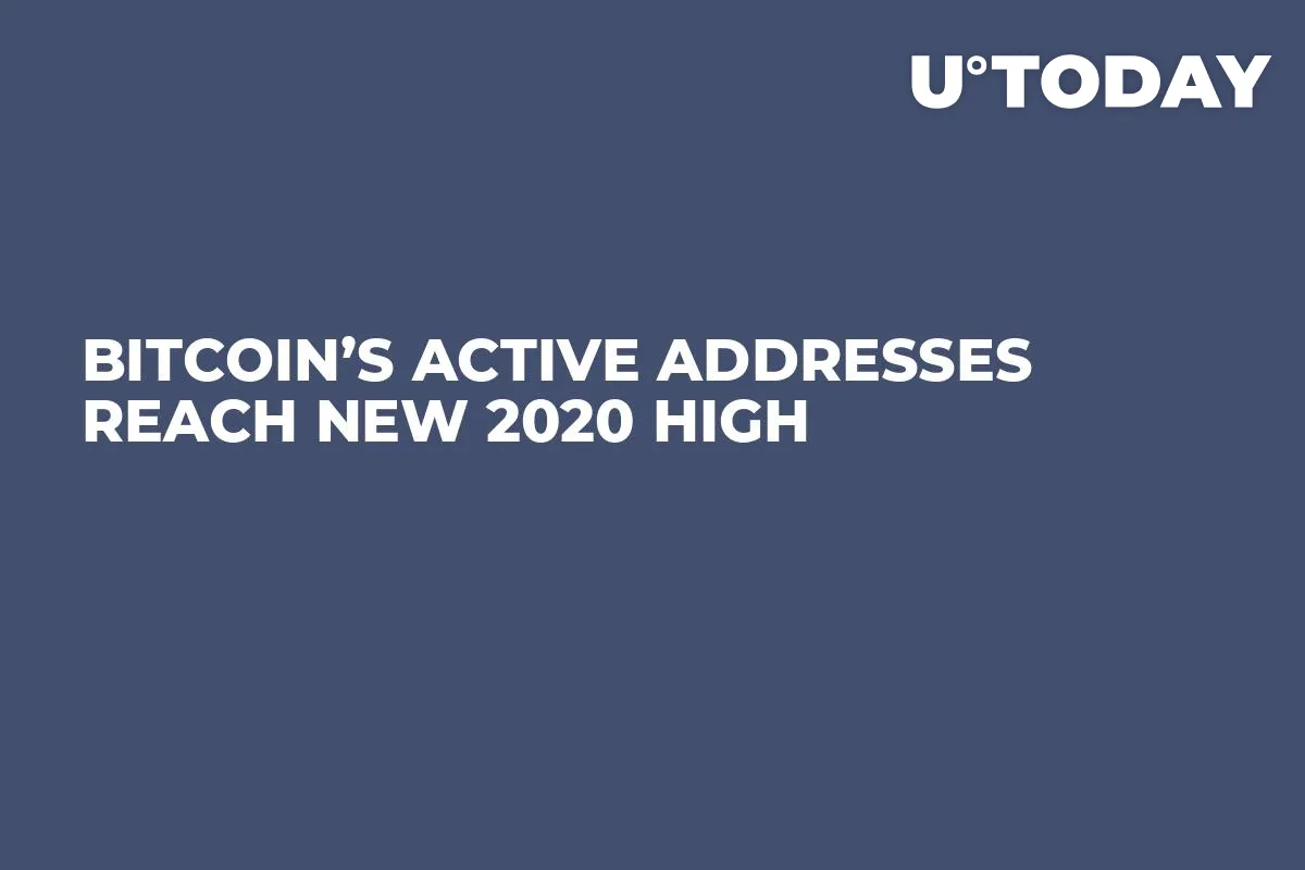 Bitcoin’s Active Addresses Reach New 2020 High