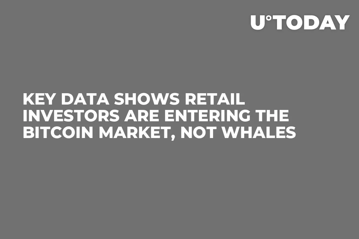 Key Data Shows Retail Investors Are Entering the Bitcoin Market, Not Whales