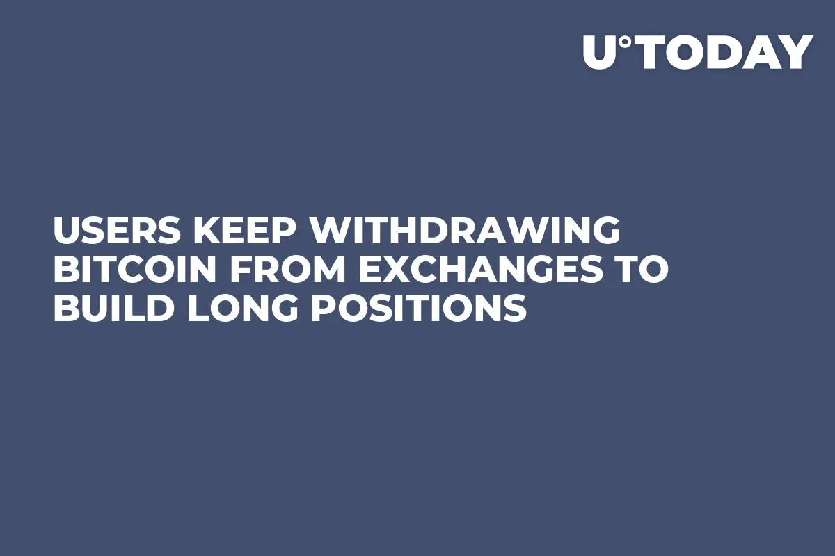 Users Keep Withdrawing Bitcoin from Exchanges to Build Long Positions