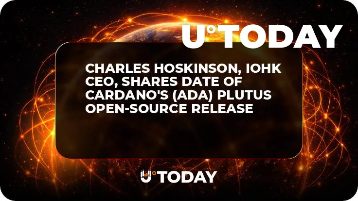 Charles Hoskinson, IOHK CEO, Shares Date of Cardano's (ADA) Plutus Open-Source Release