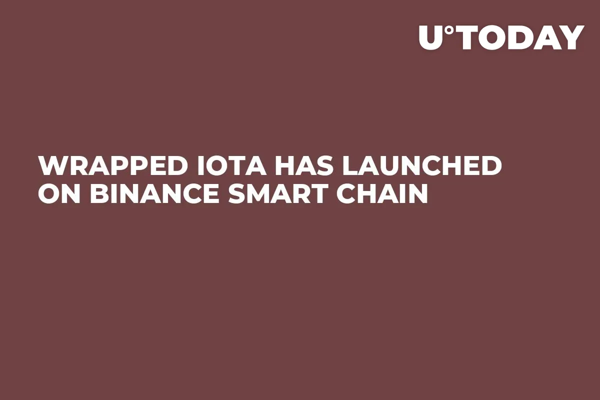 Wrapped IOTA Has Launched on Binance Smart Chain