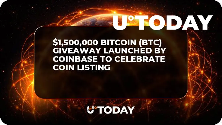 $1,500,000 Bitcoin (BTC) Giveaway Launched by Coinbase to Celebrate COIN Listing