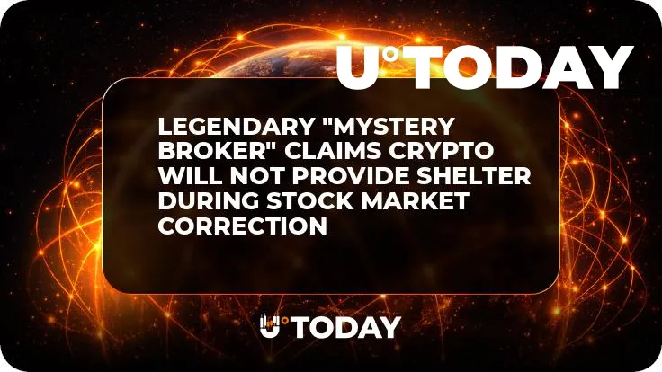 Legendary "Mystery Broker" Claims Crypto Will Not Provide Shelter During Stock Market Correction