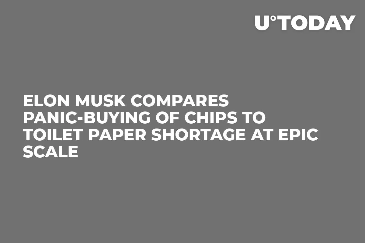 Elon Musk Compares Panic-Buying of Chips to Toilet Paper Shortage at Epic Scale