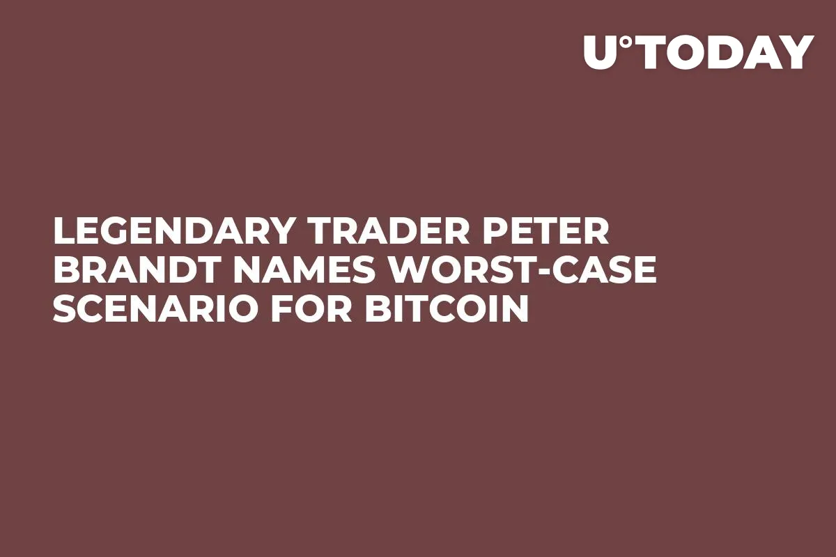 Legendary Trader Peter Brandt Names Worst-Case Scenario for Bitcoin