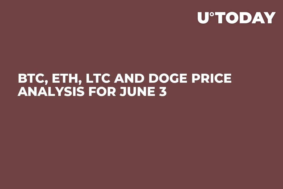 BTC, ETH, LTC and DOGE Price Analysis for June 3