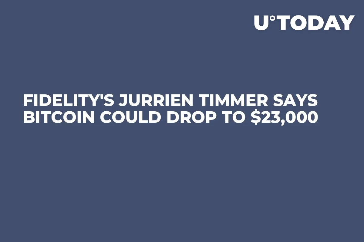 Fidelity's Jurrien Timmer Says Bitcoin Could Drop to $23,000 