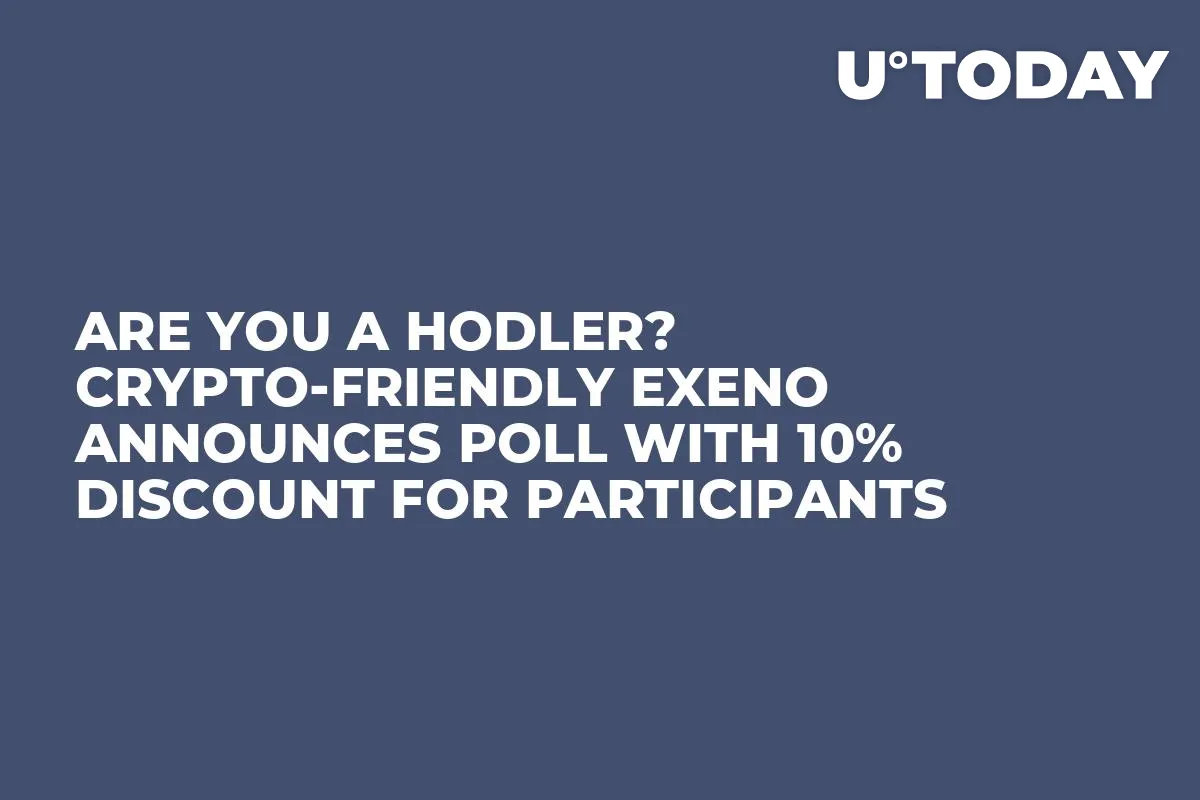 Are You a Hodler? Crypto-Friendly Exeno Announces Poll with 10% Discount for Participants