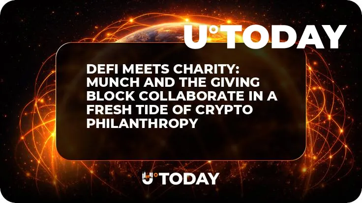 DeFi Meets Charity: Munch and The Giving Block Collaborate in a Fresh Tide of Crypto Philanthropy