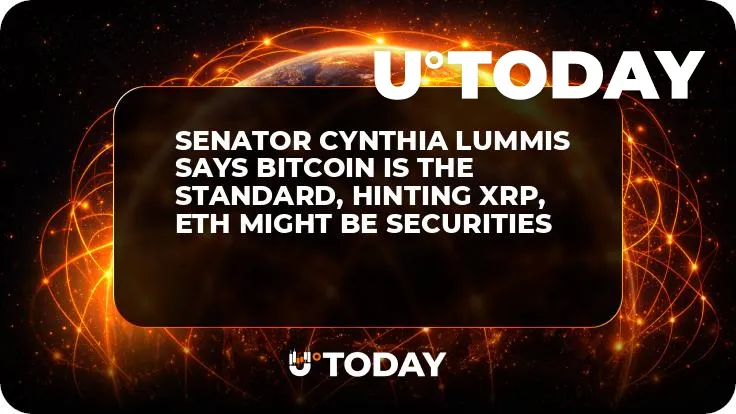 Senator Cynthia Lummis Says Bitcoin Is the Standard, Hinting XRP, ETH Might Be Securities