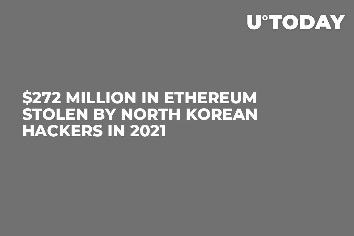 $272 Million in Ethereum Stolen by North Korean Hackers in 2021