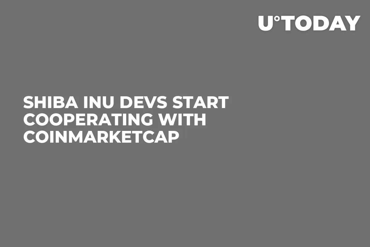 Shiba Inu Devs Start Cooperating with CoinMarketCap