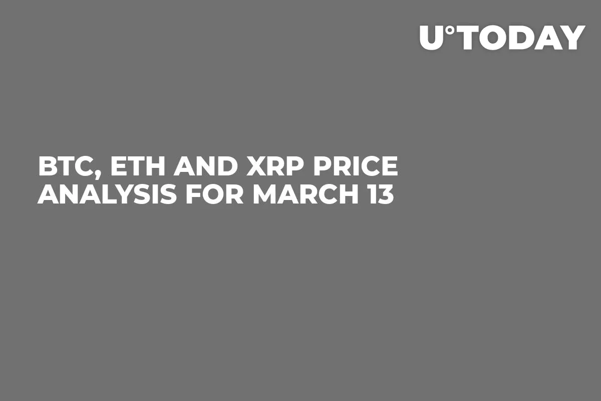 BTC, ETH and XRP Price Analysis for March 13