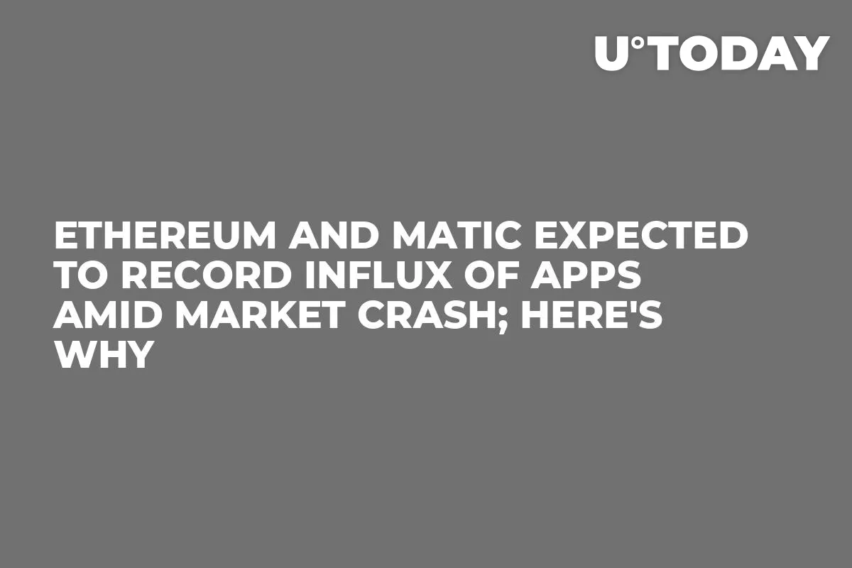 Ethereum and MATIC Expected to Record Influx of Apps Amid Market Crash; Here's Why
