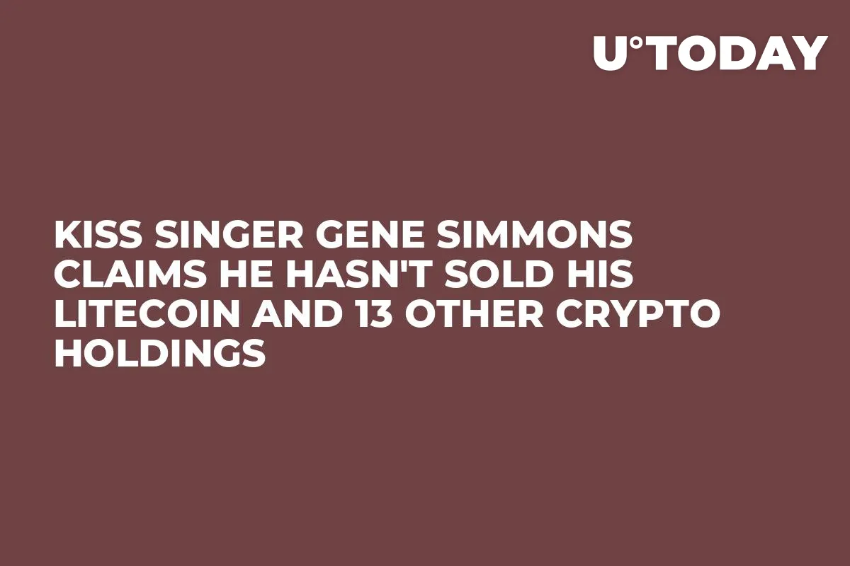 Kiss Singer Gene Simmons Claims He Hasn't Sold His Litecoin and 13 Other Crypto Holdings