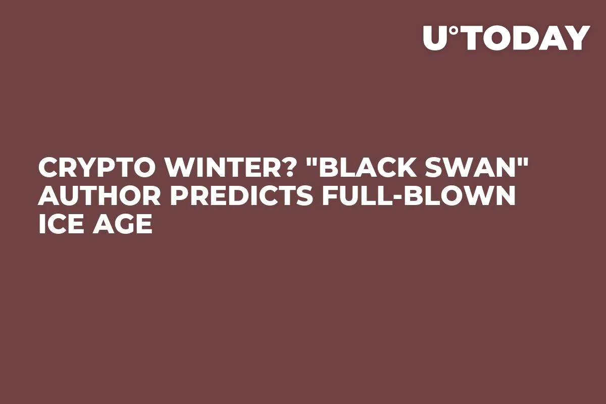 Crypto Winter? "Black Swan" Author Predicts Full-Blown Ice Age
