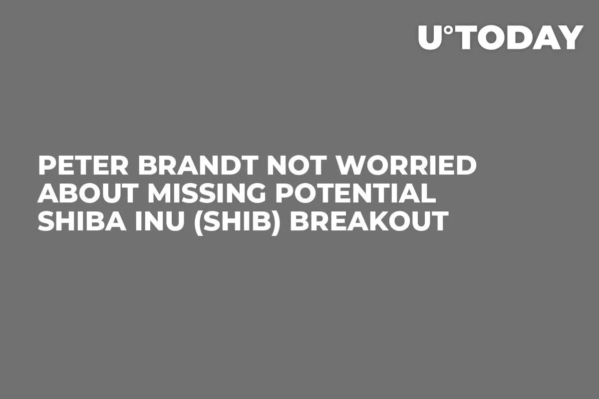 Peter Brandt Not Worried About Missing Potential Shiba Inu (SHIB) Breakout 