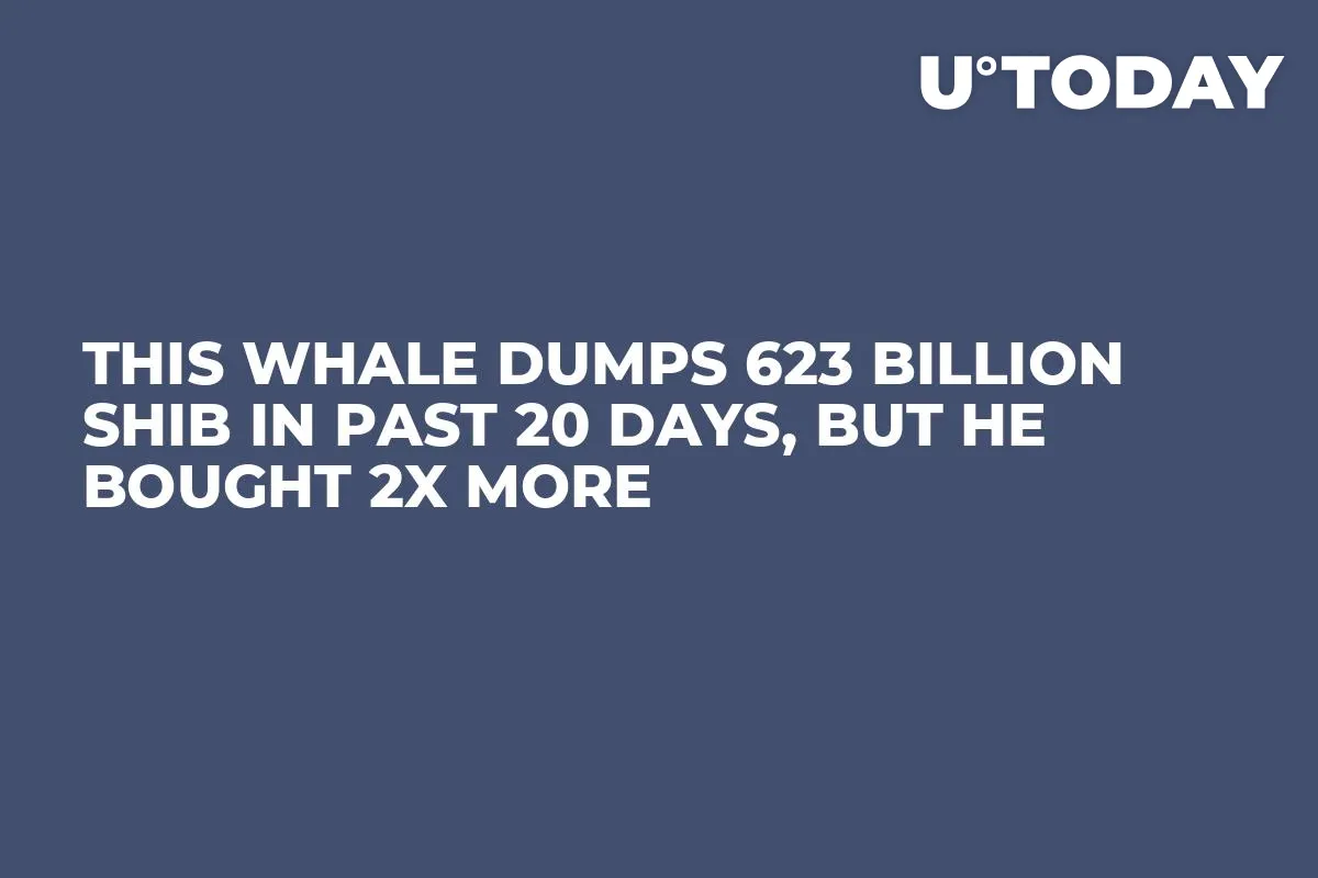 This Whale Dumps 623 Billion SHIB in Past 20 Days, But He Bought 2x More