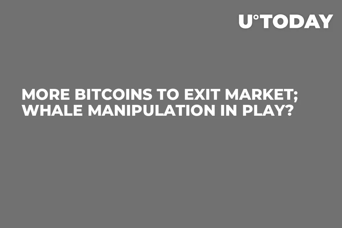 More Bitcoins to Exit Market; Whale Manipulation in Play?