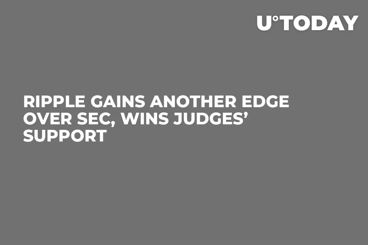 Ripple Gains Another Edge Over SEC, Wins Judges’ Support