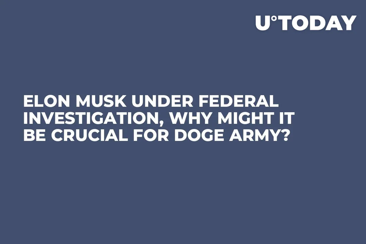 Elon Musk Under Federal Investigation, Why Might It Be Crucial for DOGE Army?