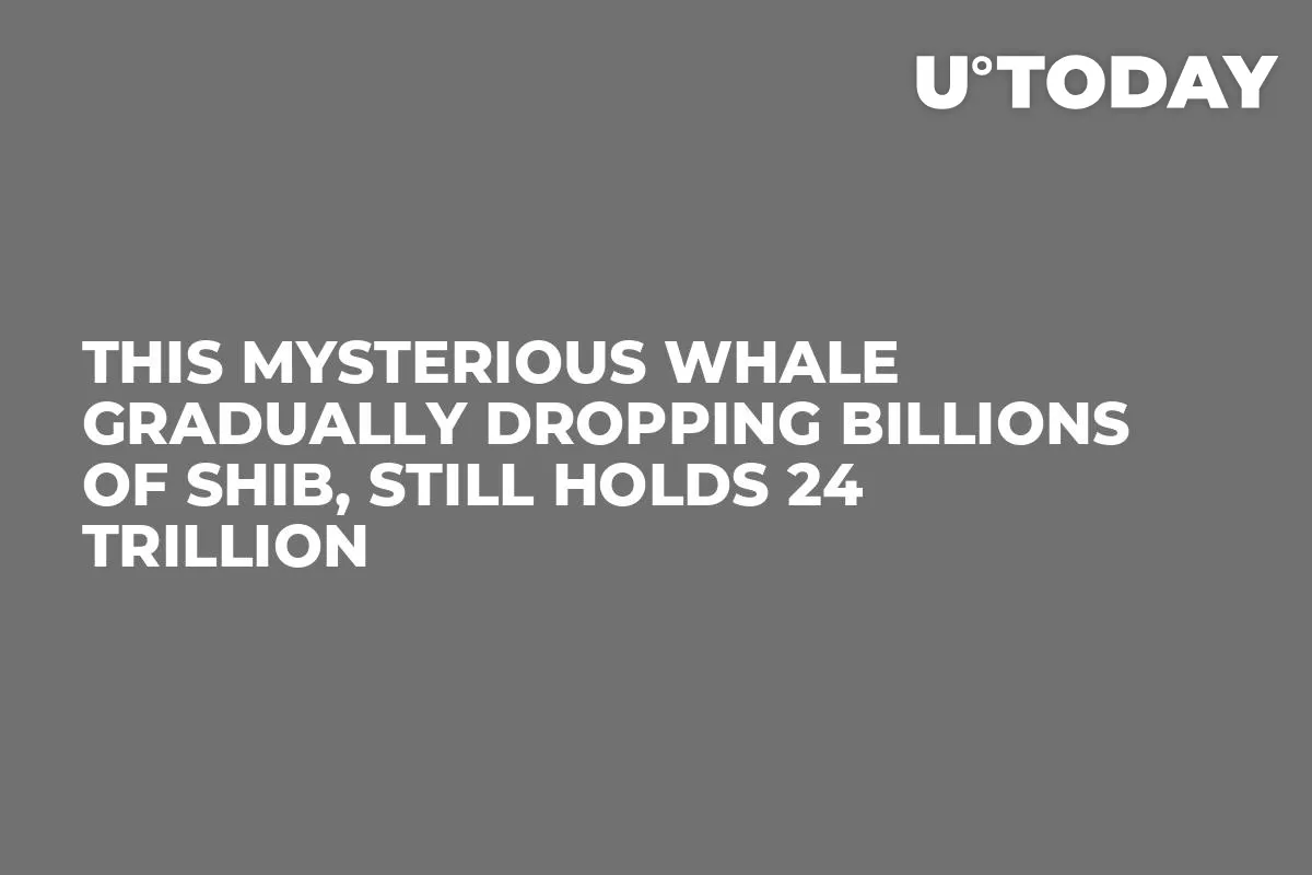 This Mysterious Whale Gradually Dropping Billions of SHIB, Still Holds 24 Trillion