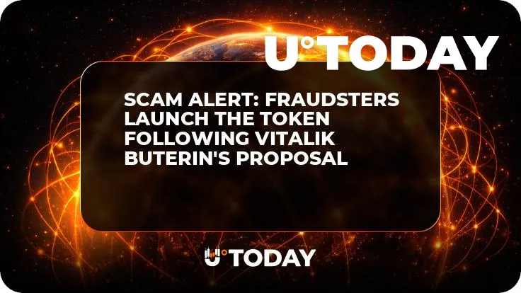 SCAM ALERT: Fraudsters Launch THE Token Following Vitalik Buterin's Proposal
