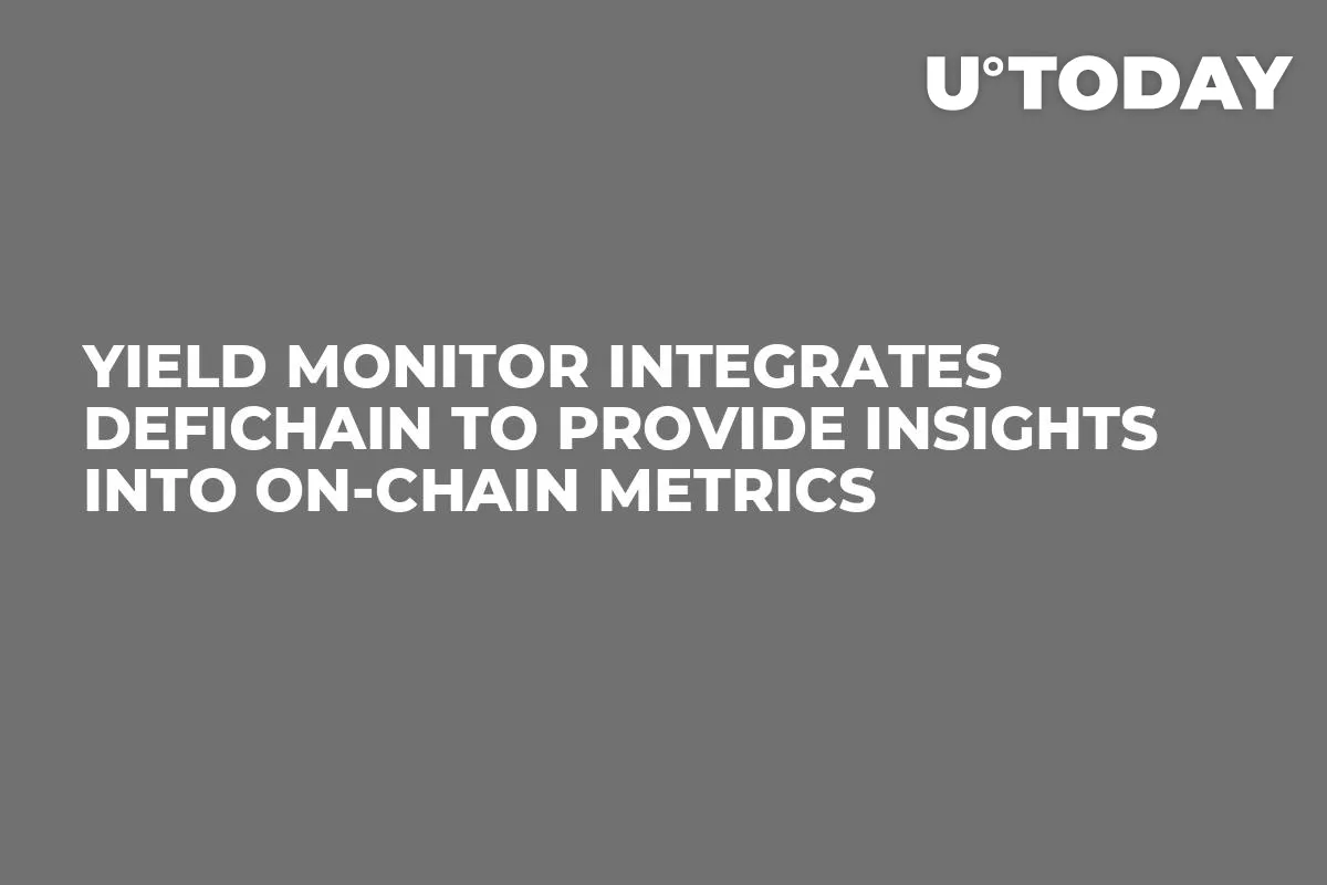 Yield Monitor Integrates DeFiChain to Provide Insights into On-Chain Metrics