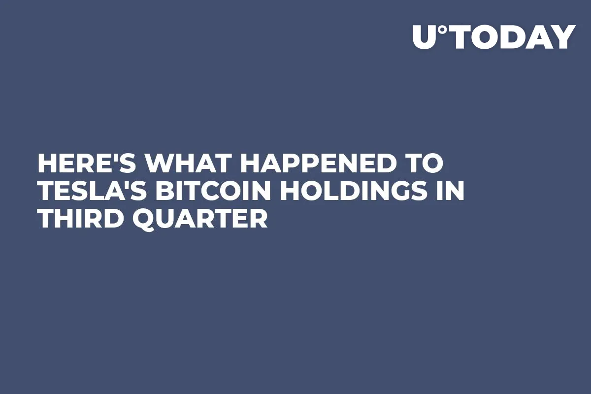 Here's What Happened to Tesla's Bitcoin Holdings in Third Quarter