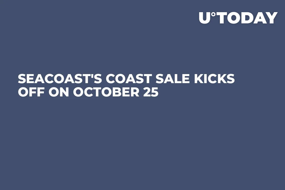 SeaCoast's COAST Sale Kicks Off on October 25