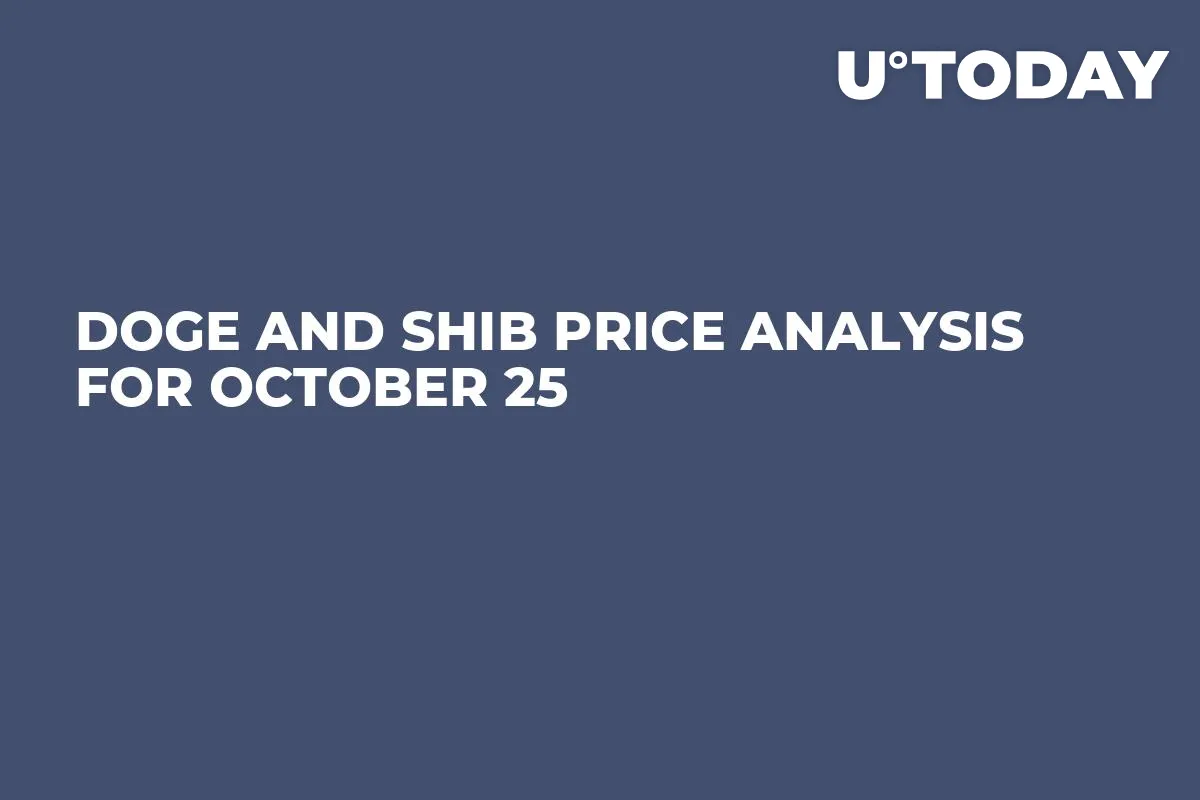 DOGE and SHIB Price Analysis for October 25