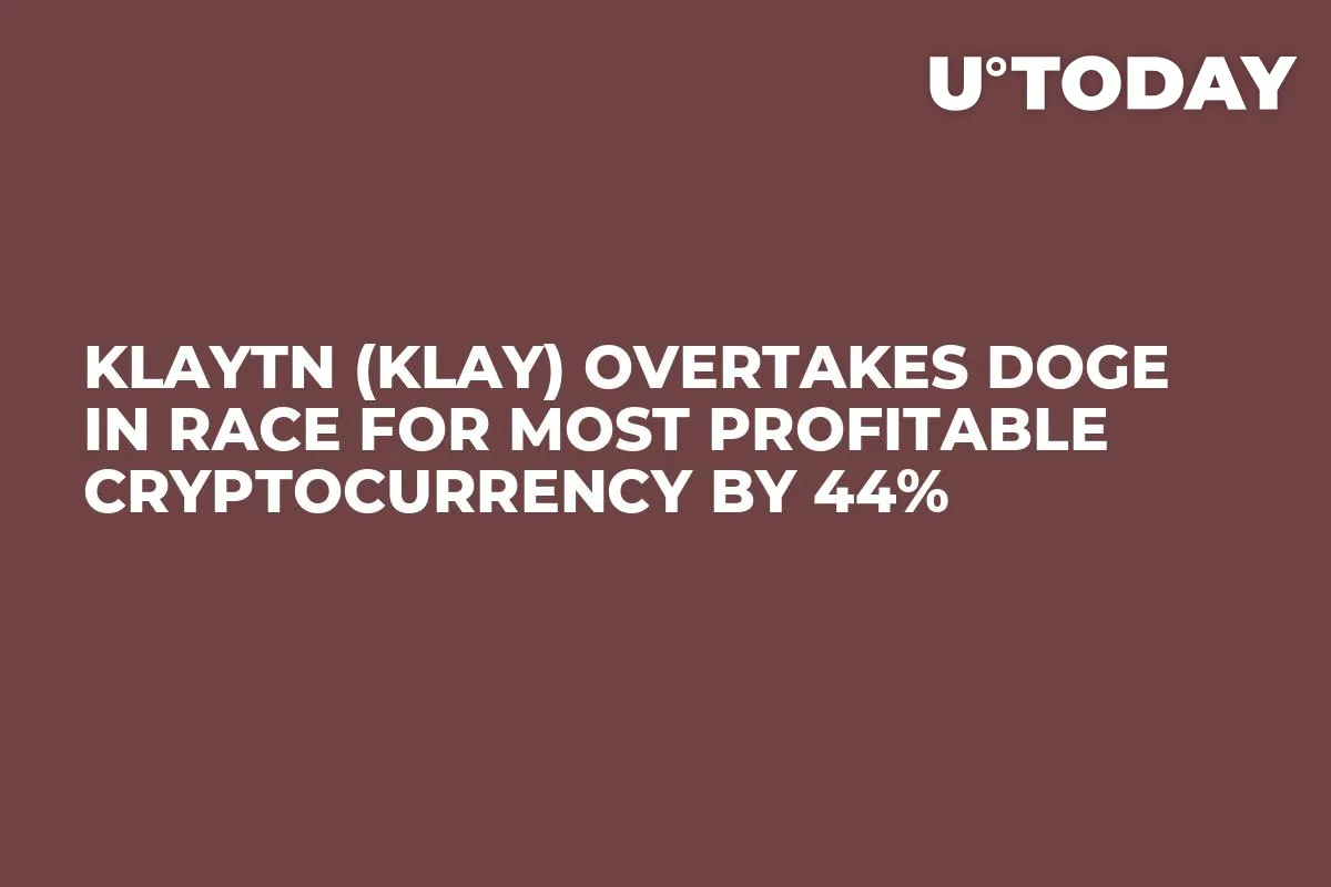 Klaytn (KLAY) Overtakes DOGE in Race for Most Profitable Cryptocurrency by 44%