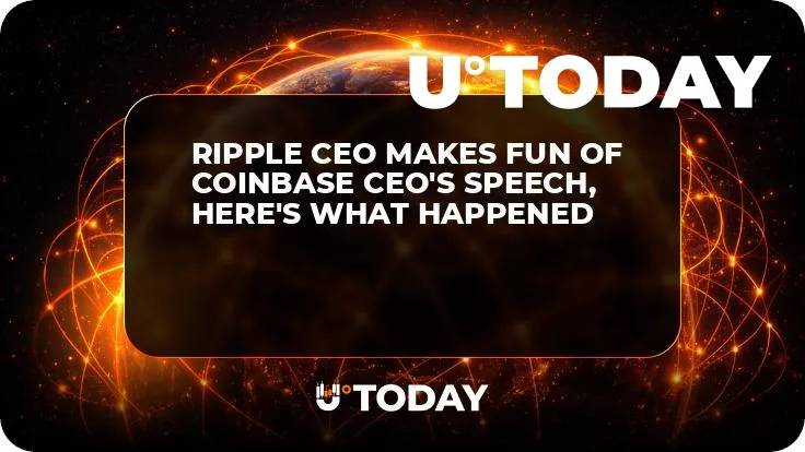 Ripple CEO Makes Fun of Coinbase CEO's Speech, Here's What Happened