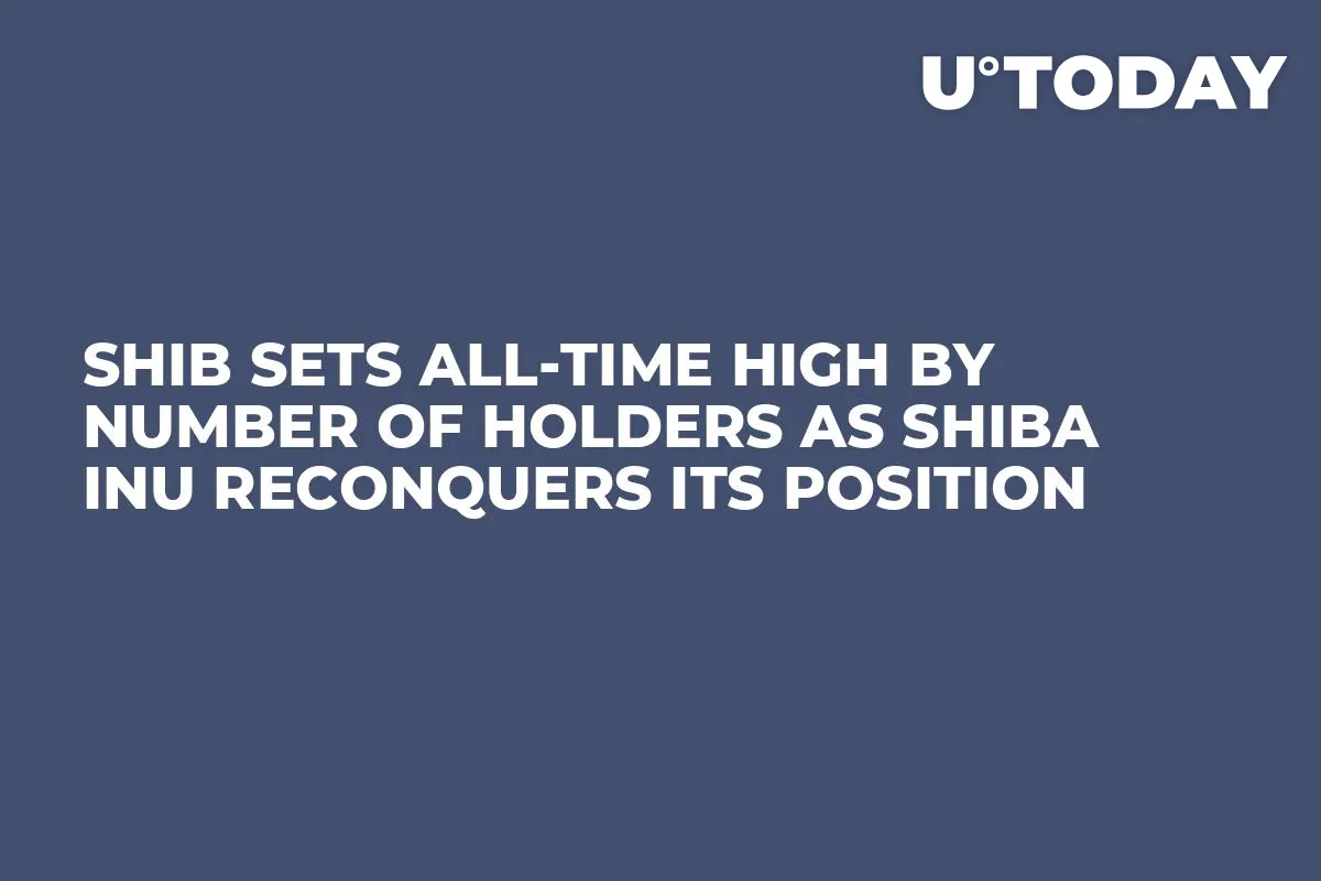 SHIB Sets All-time High by Number of Holders as Shiba Inu Reconquers Its Position