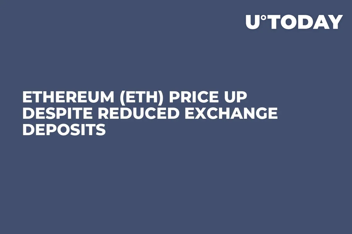 Ethereum (ETH) Price Up Despite Reduced Exchange Deposits