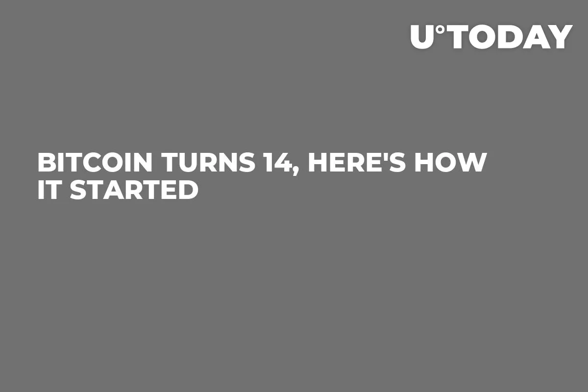 Bitcoin Turns 14, Here's How It Started