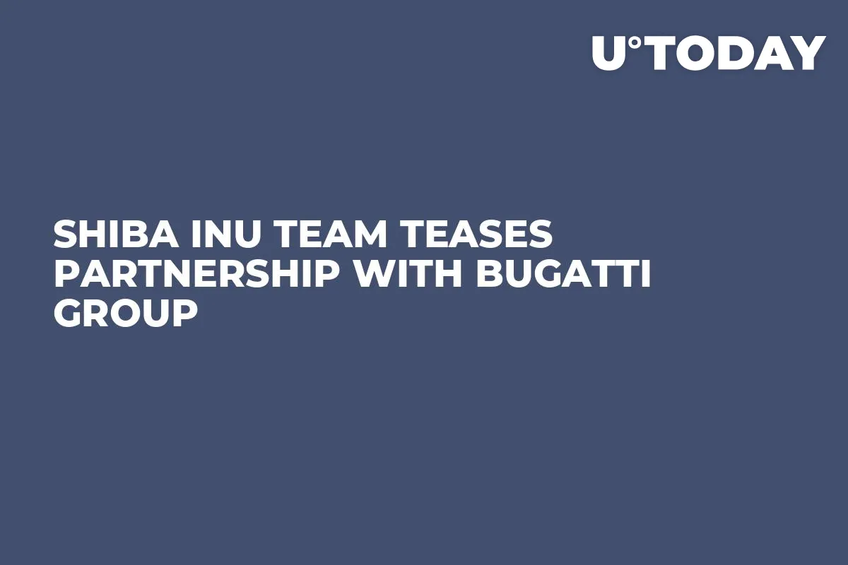 Shiba Inu Team Teases Partnership with Bugatti Group 