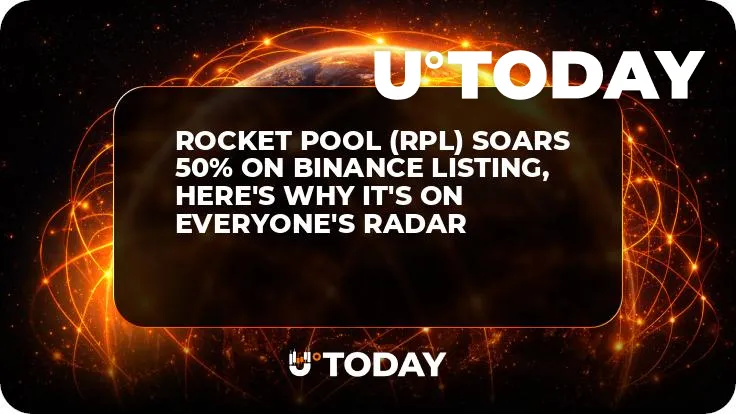Rocket Pool (RPL) Soars 50% on Binance Listing, Here's Why It's on Everyone's Radar