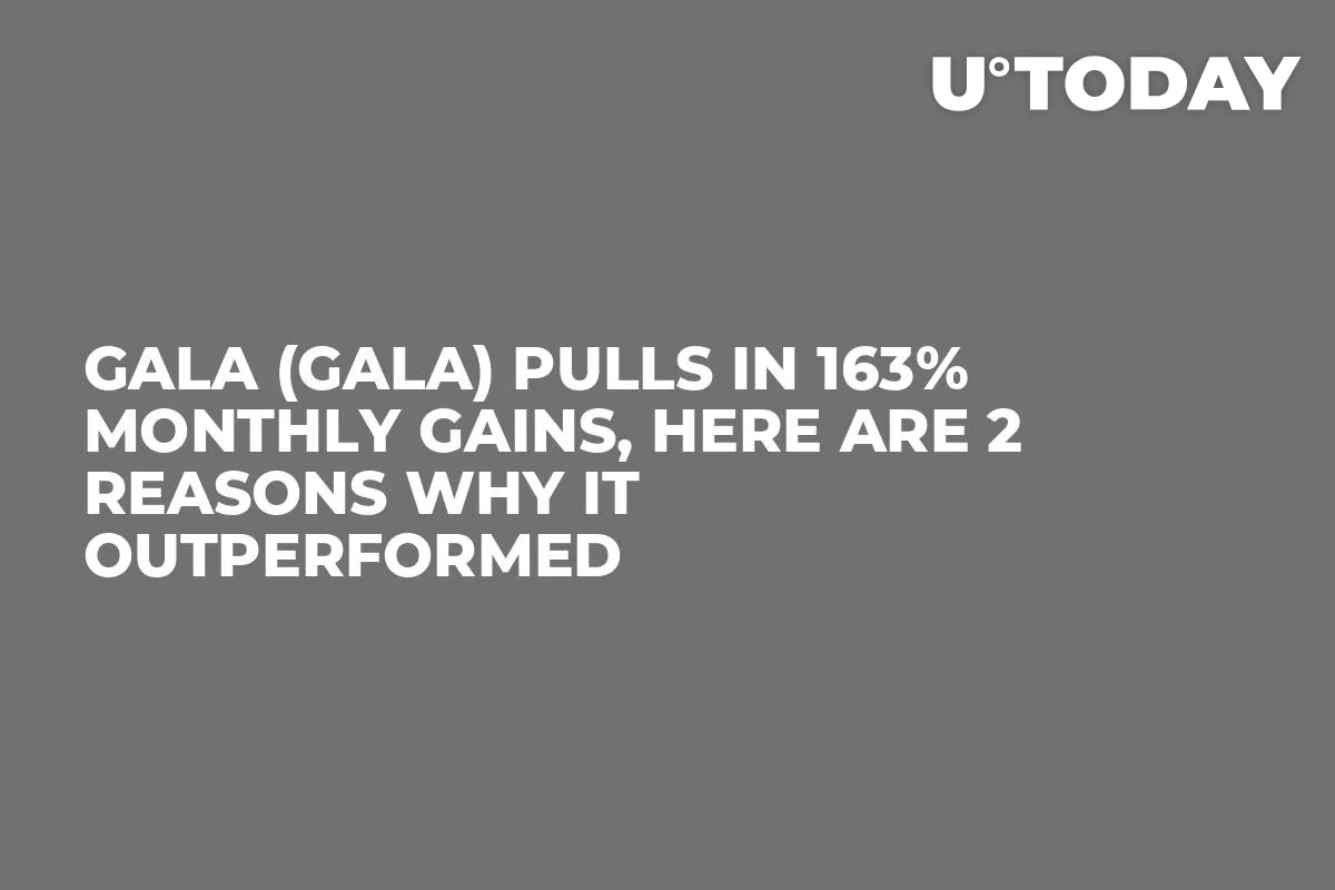 Gala (GALA) Pulls in 163% Monthly Gains, Here Are 2 Reasons Why It Outperformed