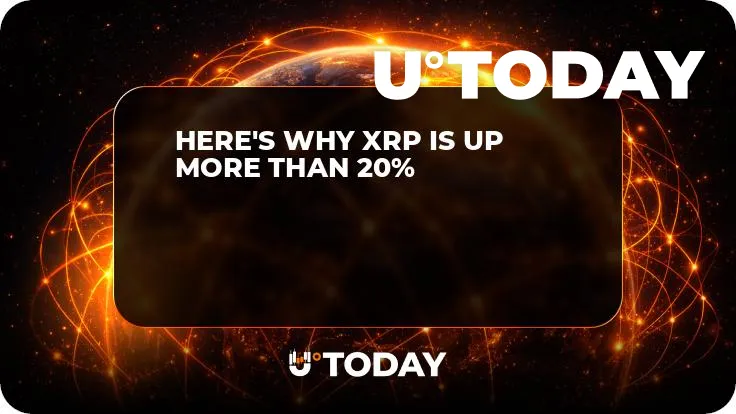 Here's Why XRP Is Up More Than 20%