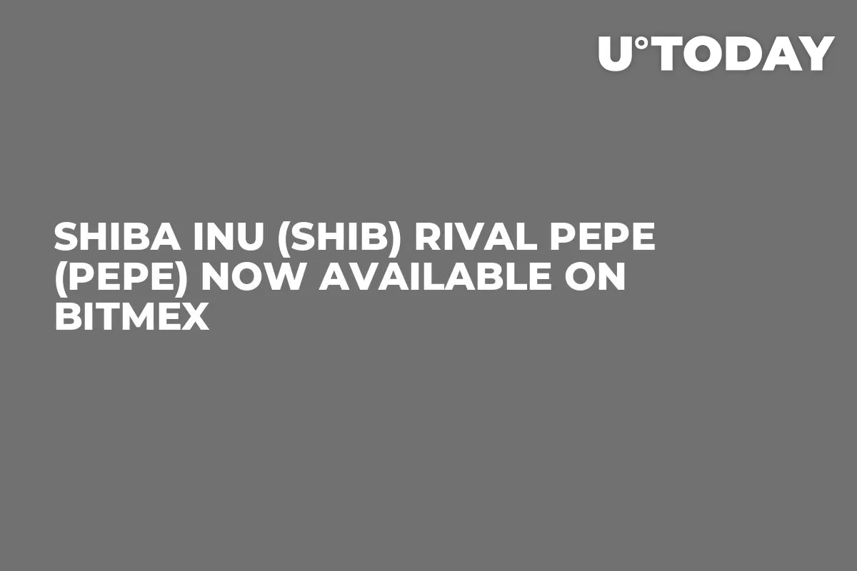 Shiba Inu (SHIB) Rival Pepe (PEPE) Now Available on BitMEX
