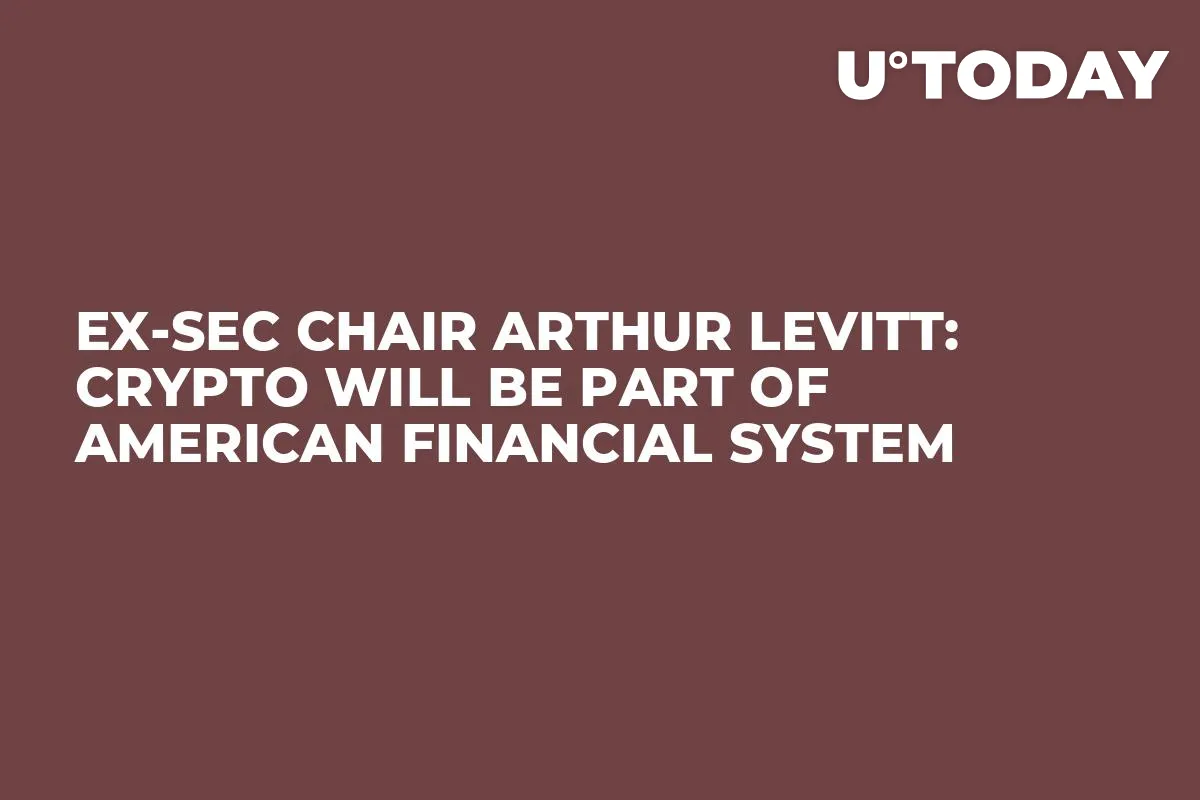 Ex-SEC Chair Arthur Levitt: Crypto Will Be Part of American Financial System