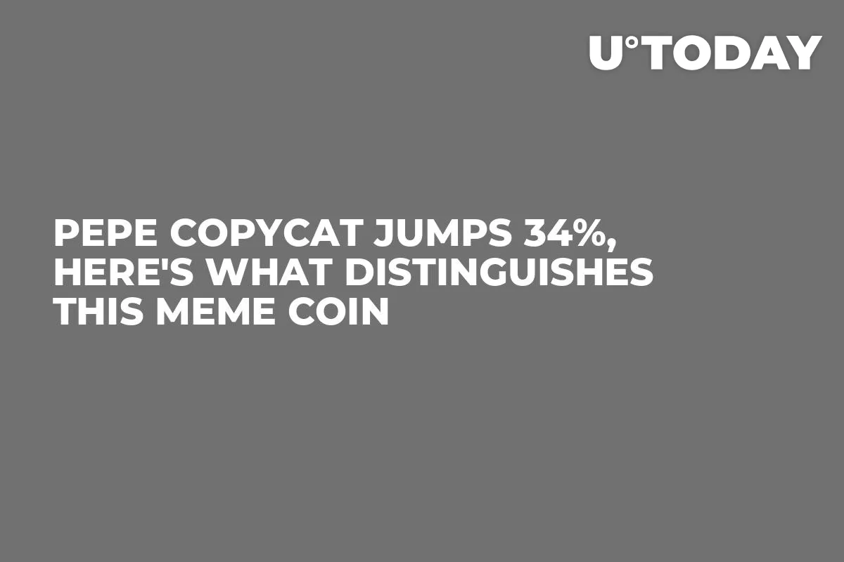 PEPE Copycat Jumps 34%, Here's What Distinguishes This Meme Coin