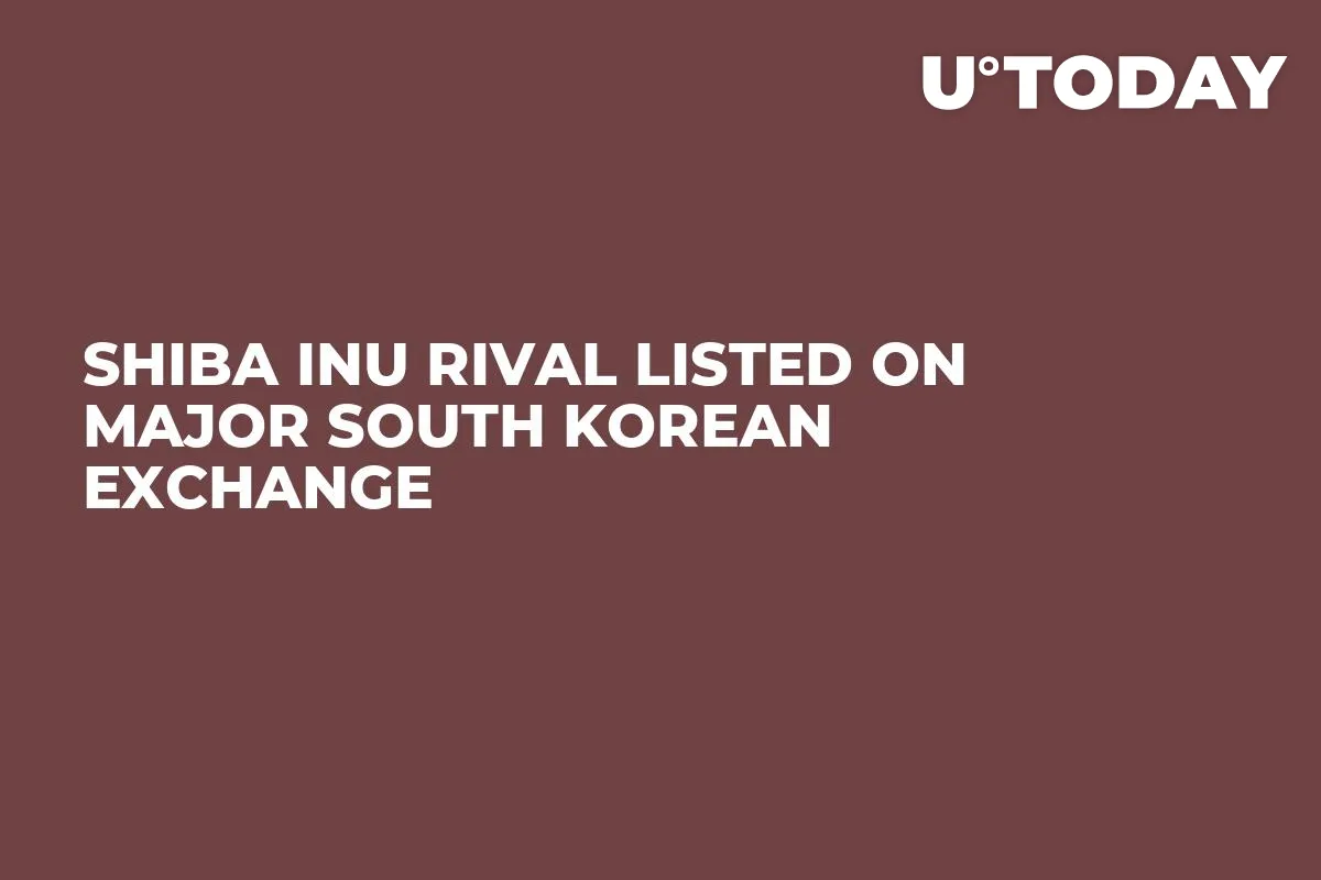 Shiba Inu Rival Listed on Major South Korean Exchange