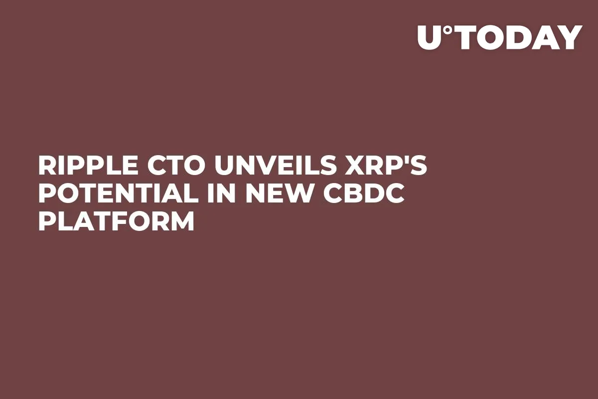 Ripple CTO Unveils XRP's Potential in New CBDC Platform