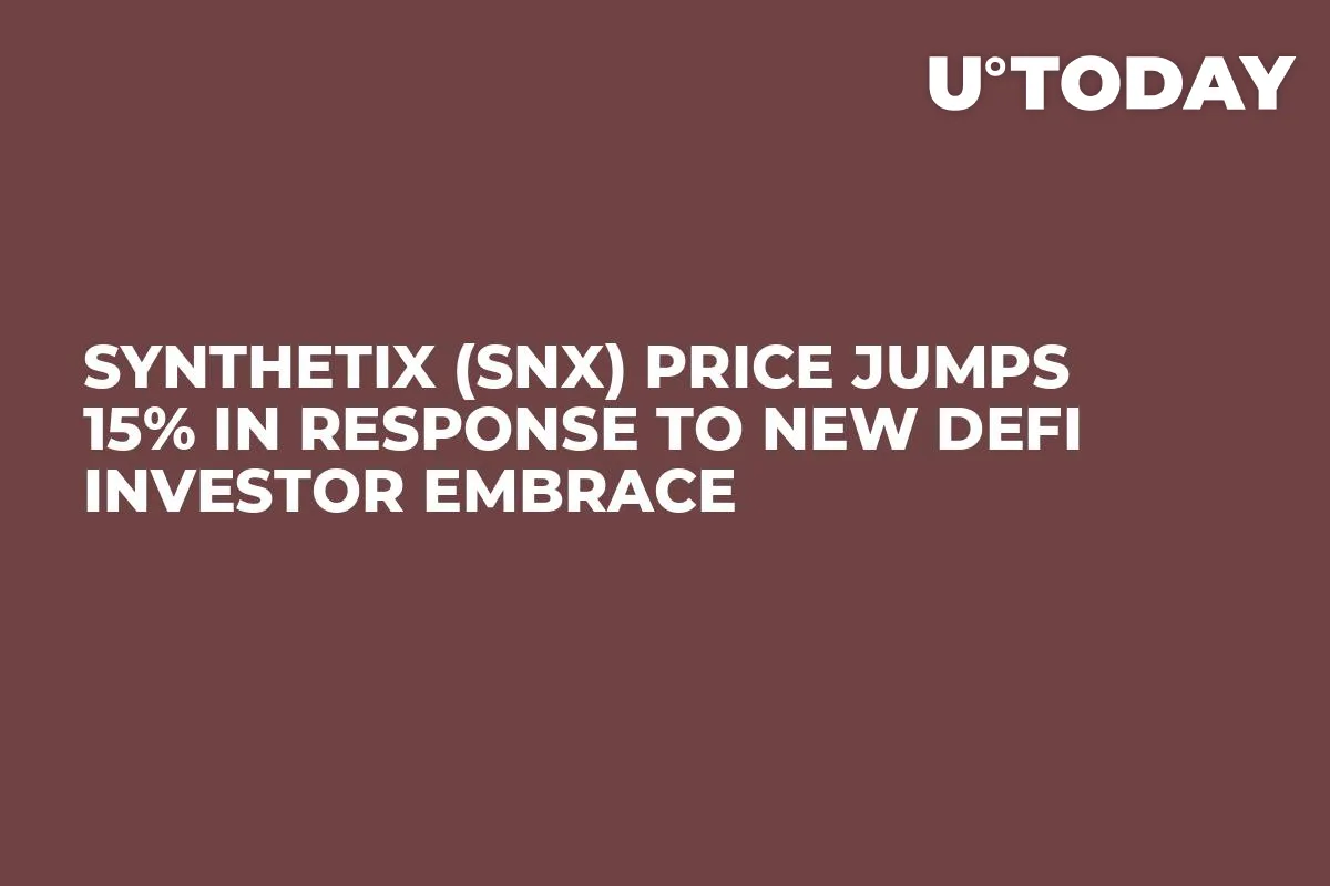 Synthetix (SNX) Price Jumps 15% in Response to New DeFi Investor Embrace