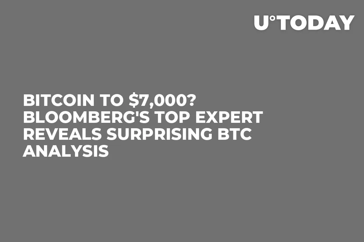 Bitcoin to $7,000? Bloomberg's Top Expert Reveals Surprising BTC Analysis