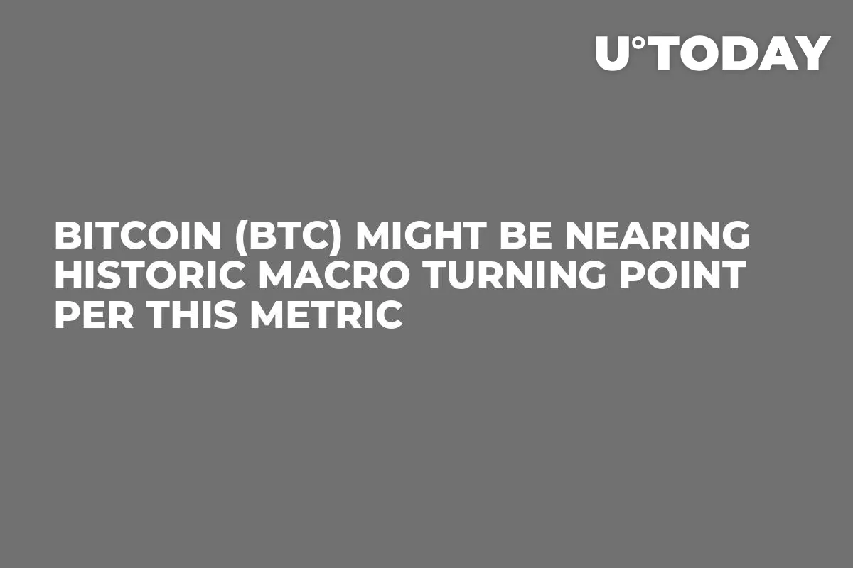 Bitcoin (BTC) Might Be Nearing Historic Macro Turning Point per This Metric